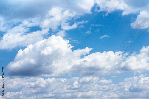 blue sky with clouds