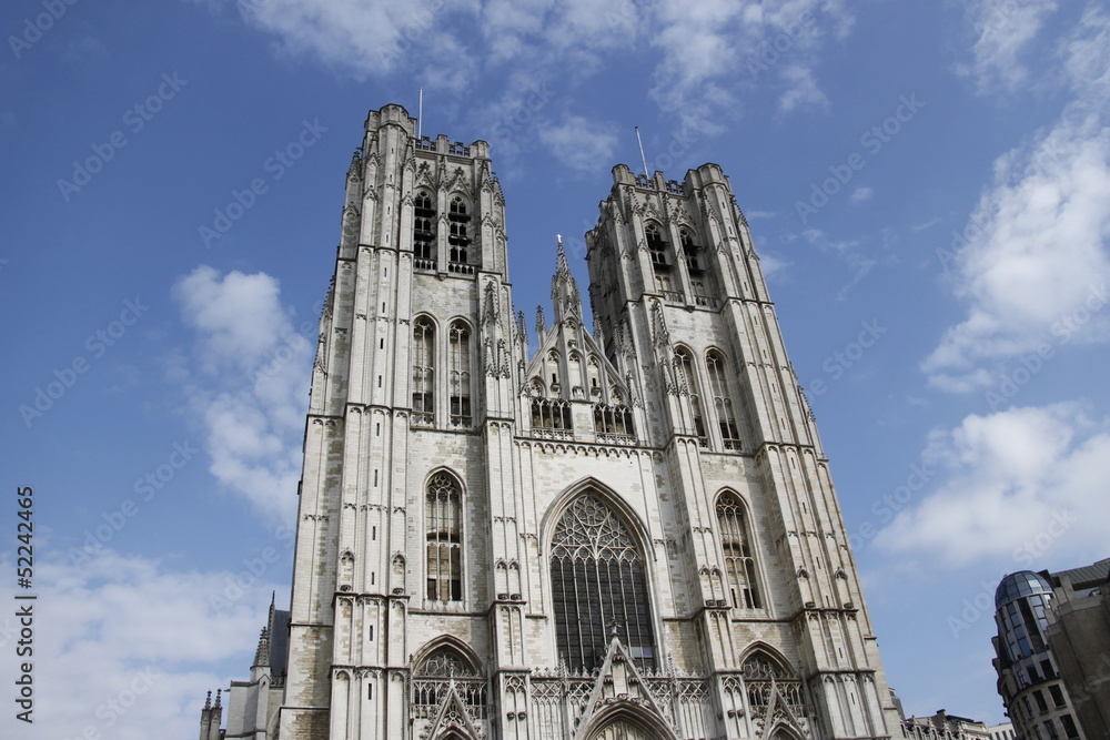 Cathédrale Saints Michel et Gudule à Bruxelles, Belgique Cathédrale Saints Michel et Gudule à Bruxelles, Belgique