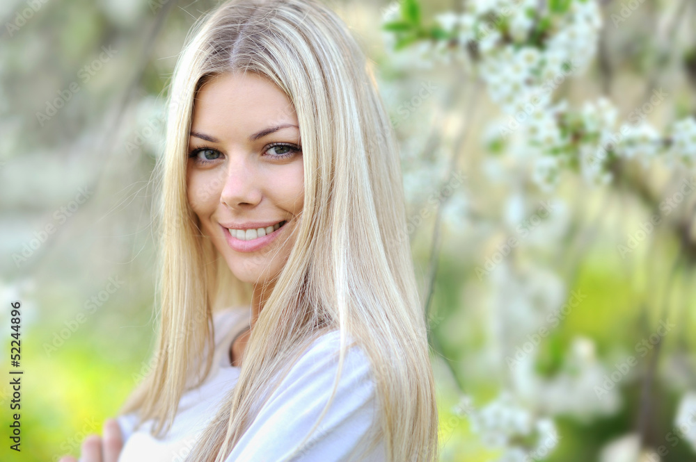 Beautiful girl face - close up portrait Beautiful girl face - close up portrait