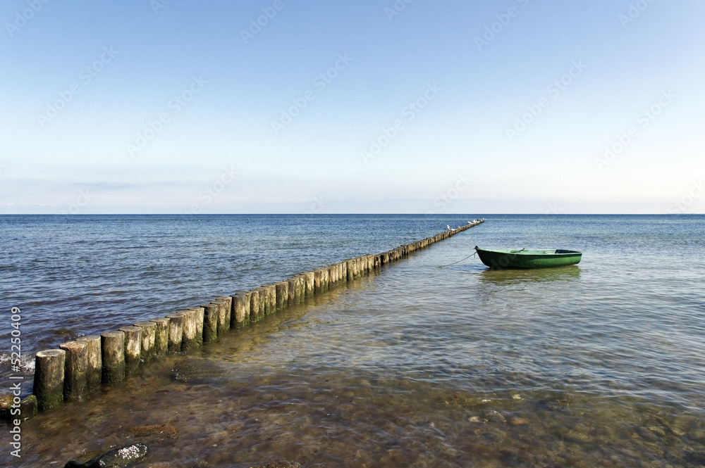 Boot in der Ostsee