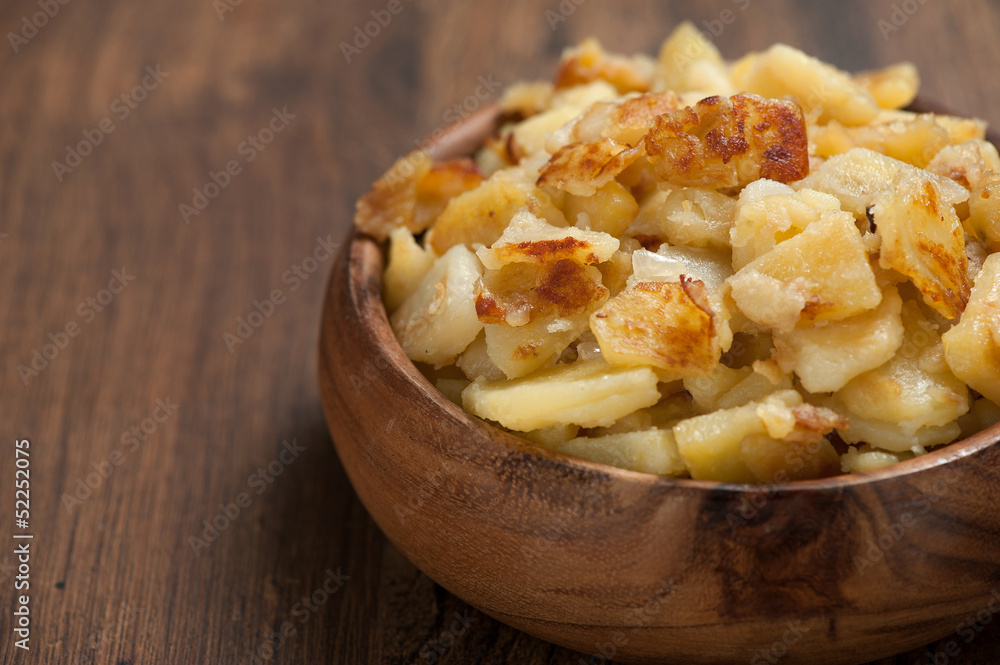 fried potatoes fried potatoes