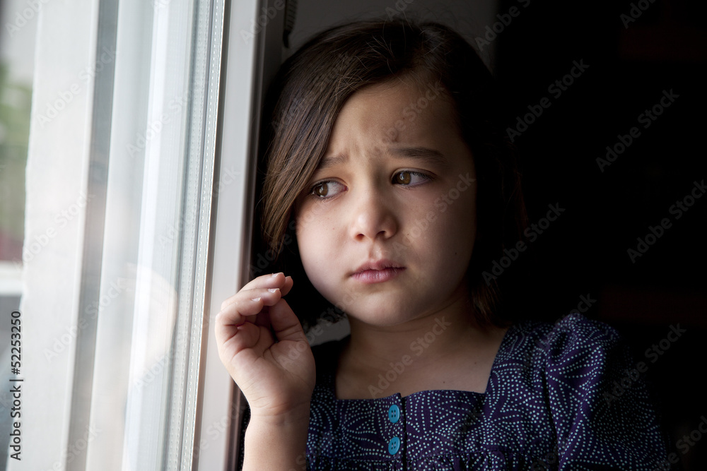 Niña triste