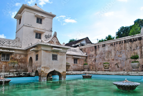 Obraz na płótnie Water Palace in Jogjakarta w salonie
