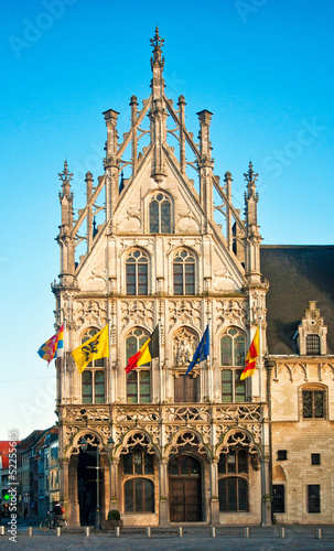 Nice houses in the old town of the city