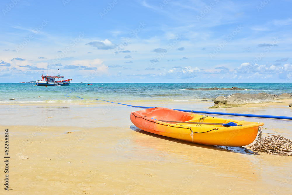 Kayak on the beach