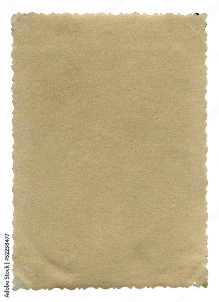 Old Paper Isolated