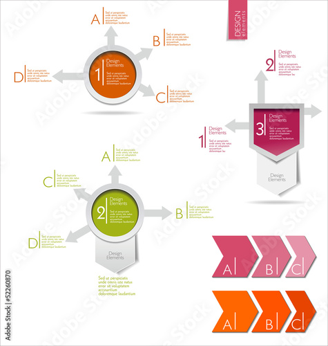 Next step arrow modern design
