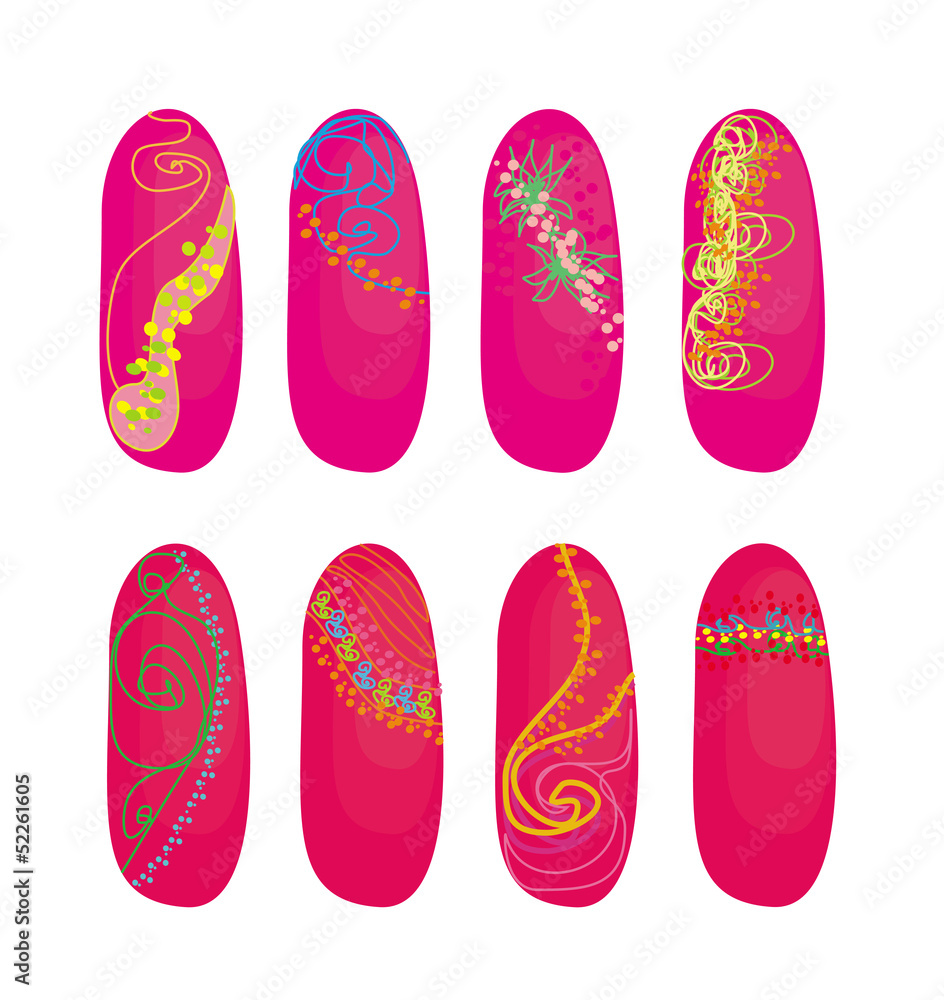 vector nail designs vector nail designs