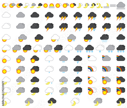 weather icon set