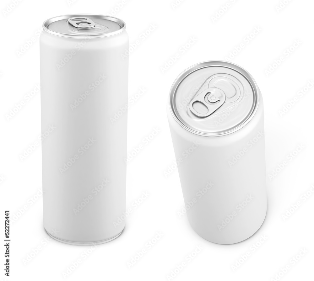 White aluminum cans White aluminum cans