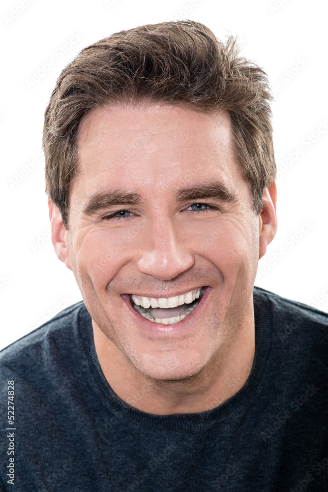 mature handsome man laughing portrait mature handsome man laughing portrait