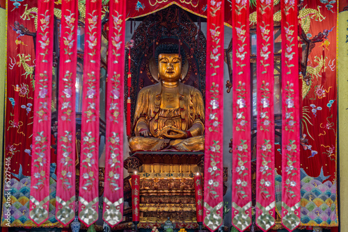 Canvas Print statue in the The Jade Buddha Temple shanghai china