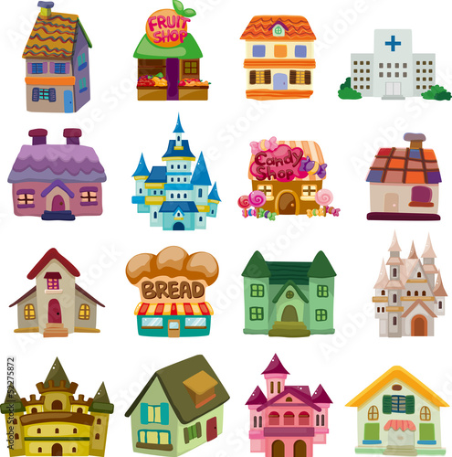 set of house icons