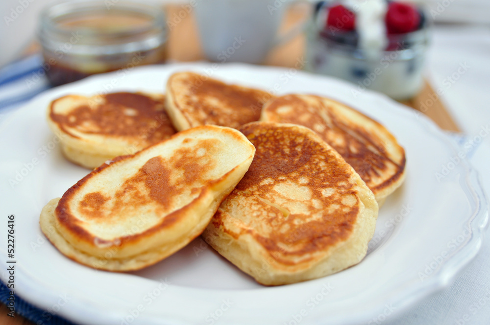 Pancakes mit Zimtbutter Pancakes mit Zimtbutter