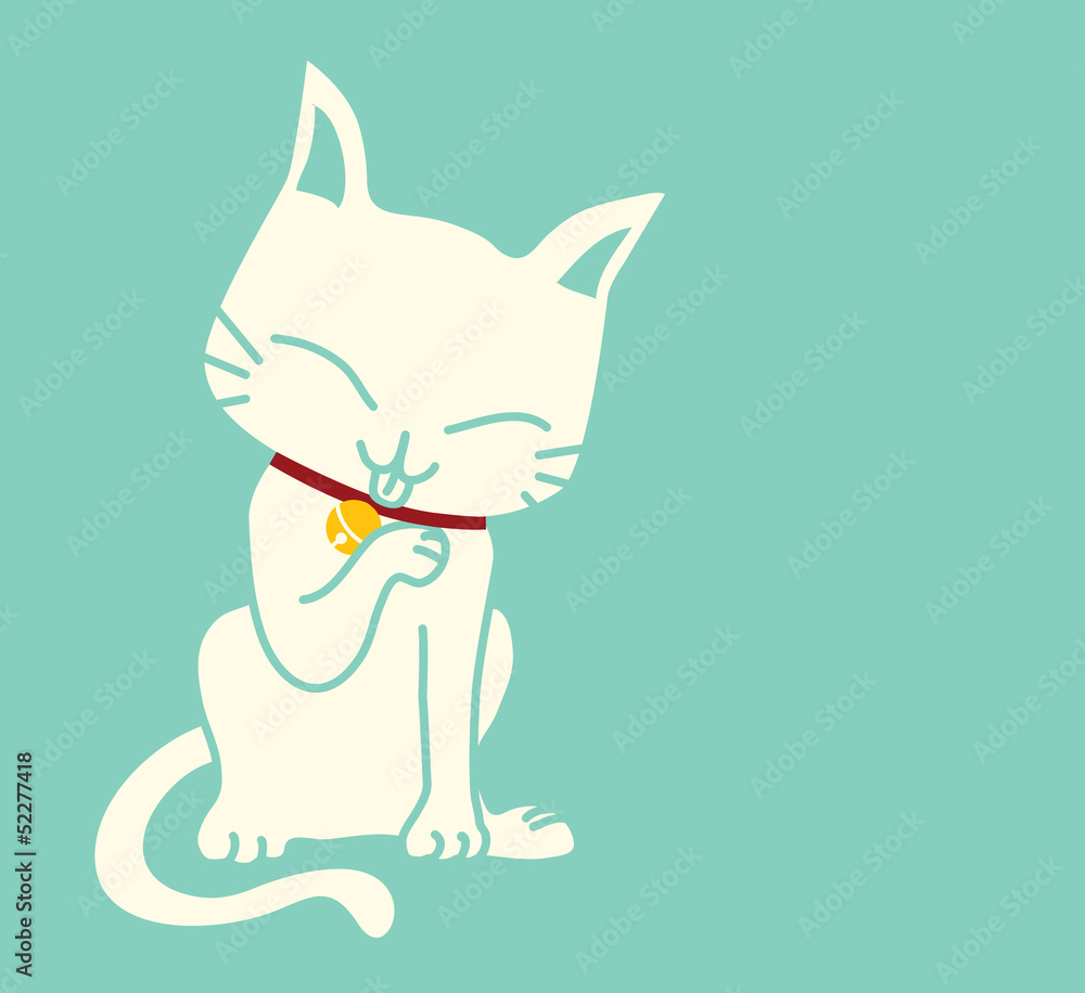 Cute Cat - Vector File EPS10 Cute Cat - Vector File EPS10