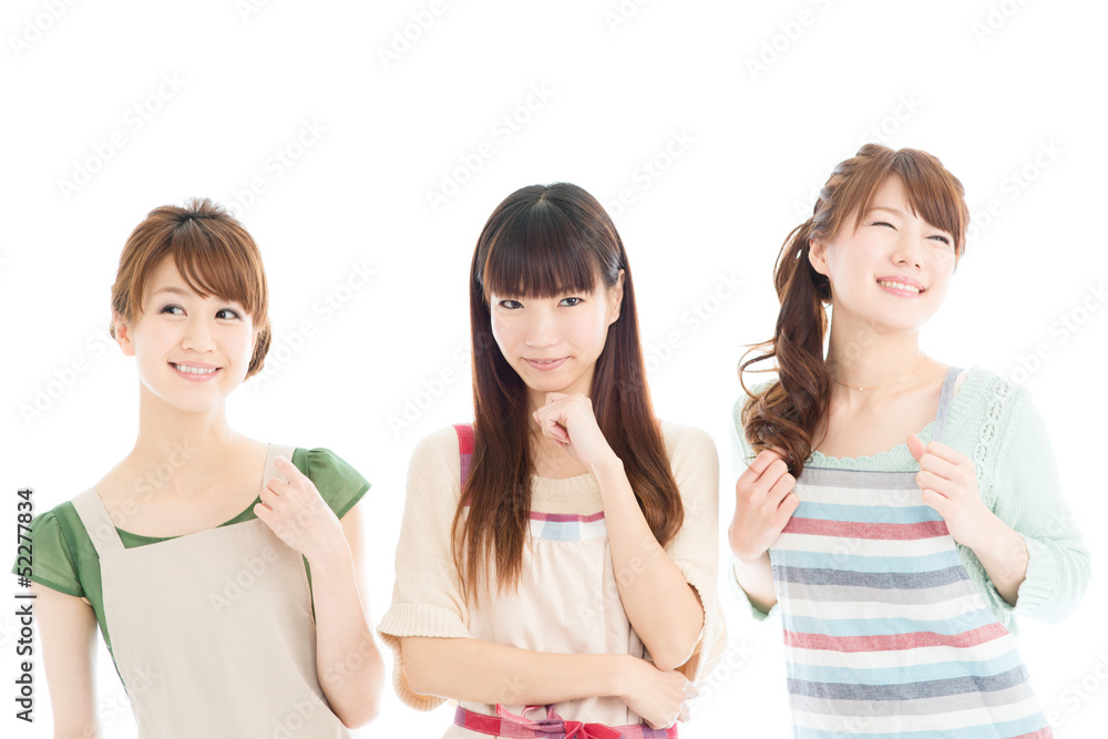 Beautiful asian women isolated on white background Beautiful asian women isolated on white background