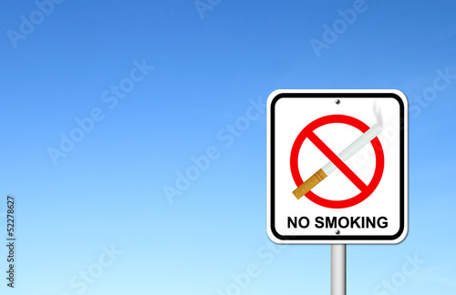 no smoking sign with cigarette © geargodz