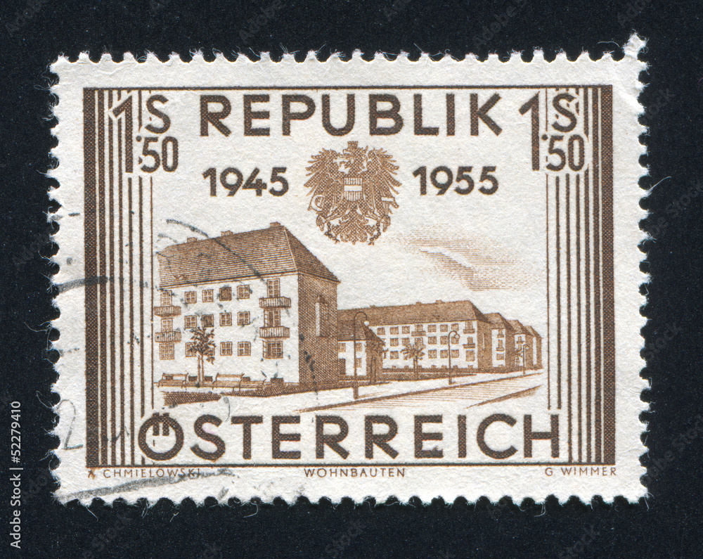 Obraz premium Public housing in Vienna