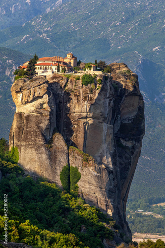 Varlaam monastery at Meteora in Trikala region in summer, Greece