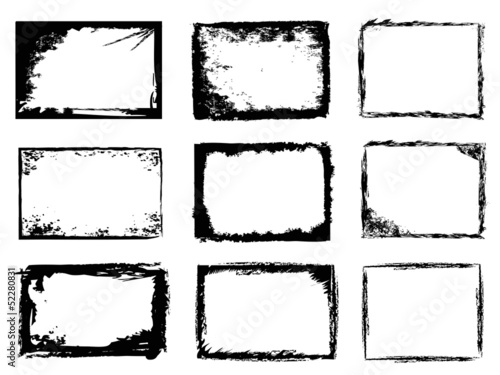 grunge frames