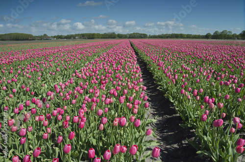 Wallpaper Mural tulip field Torontodigital.ca