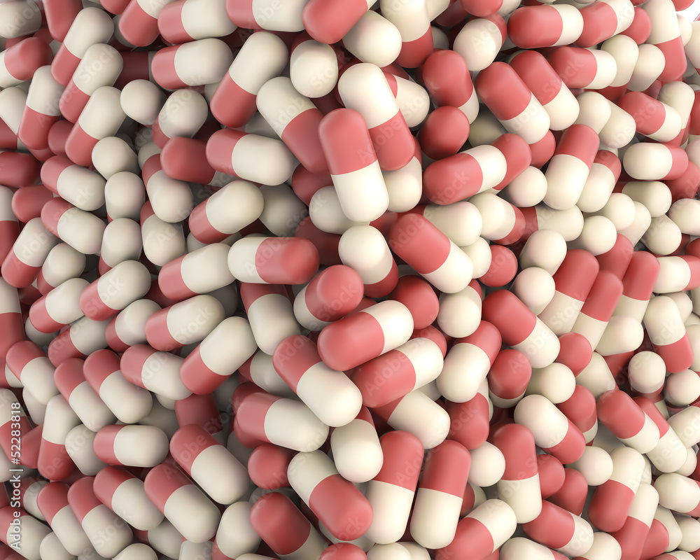 background made of pills
