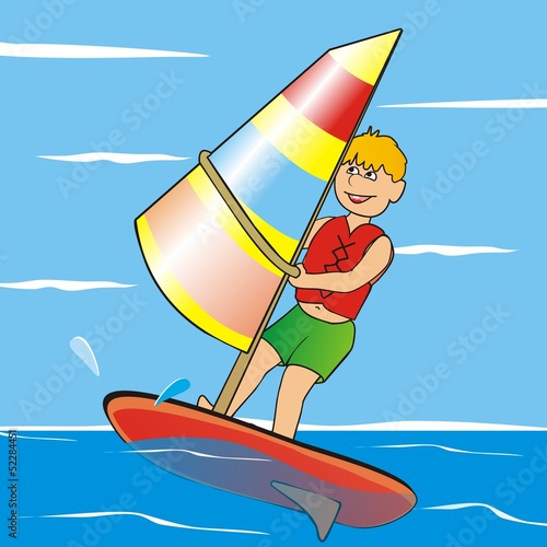 windsurfing