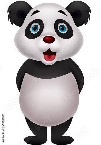 Fototapeta Naklejka Na Ścianę i Meble -  Cute panda cartoon