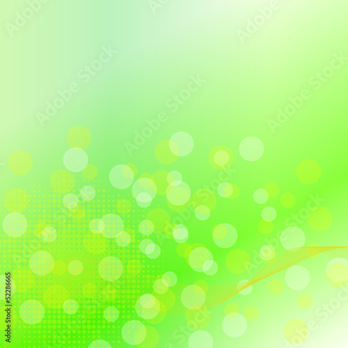 grüner Hintergrund mit Kreisen