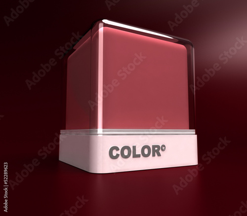 Burgundy color block photo