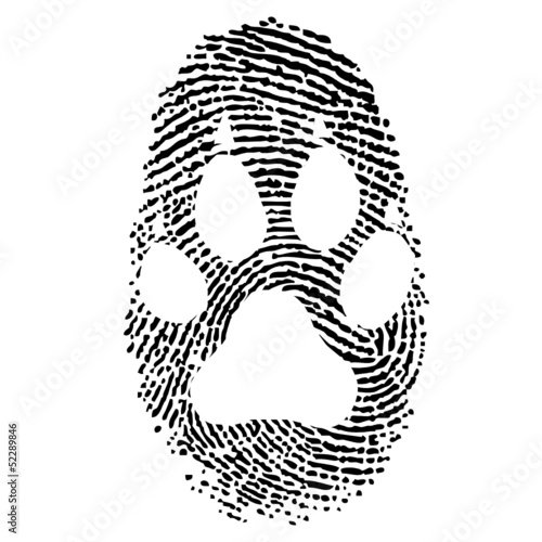 FINGERPRINT PAW ICON