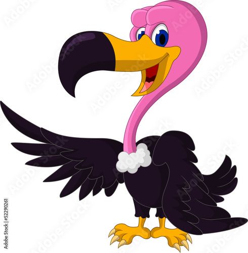 cute Vulture cartoon photo