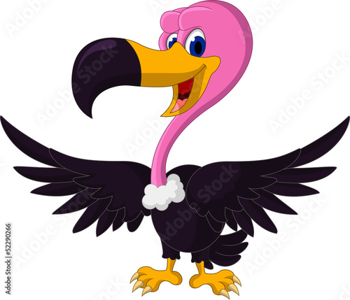cute Vulture cartoon