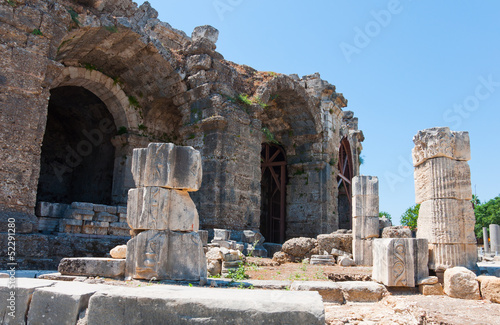 Wallpaper Mural The ruins of the ancient city of Side, Turkey Torontodigital.ca