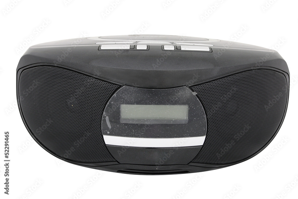 Portable radio cassette recorder with CD/MP3 player