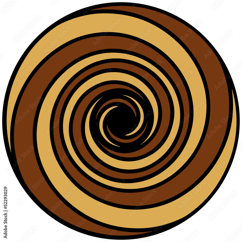 Coffee Colour Spiral ( Spirale Kaffeefarben ) Coffee Colour Spiral ( Spirale Kaffeefarben )