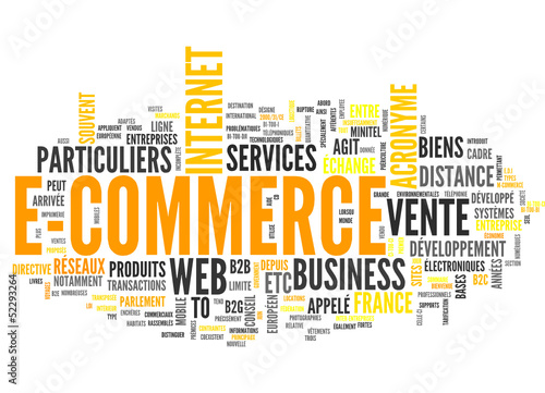 E-Commerce (tag cloud français)