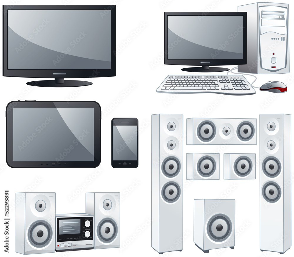 Electronic devices TV, computer, tablet, smart phone Electronic devices TV, computer, tablet, smart phone