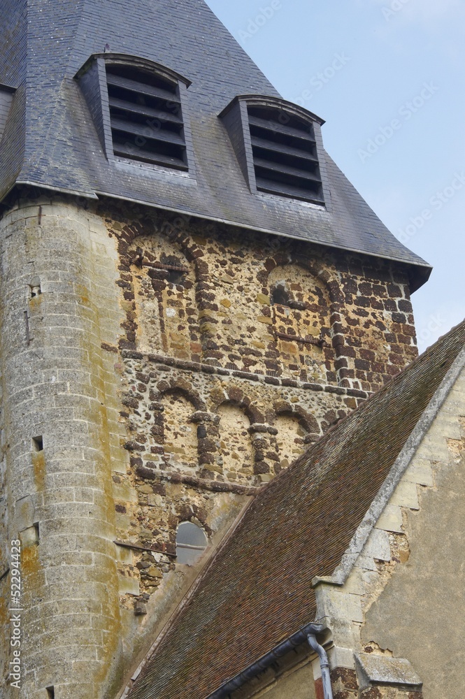 église de breteuil sur iton en normandie Photos Adobe Stock