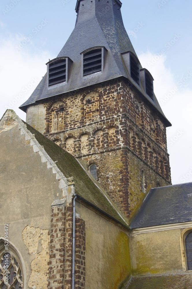 église de breteuil sur iton en normandie Photos Adobe Stock