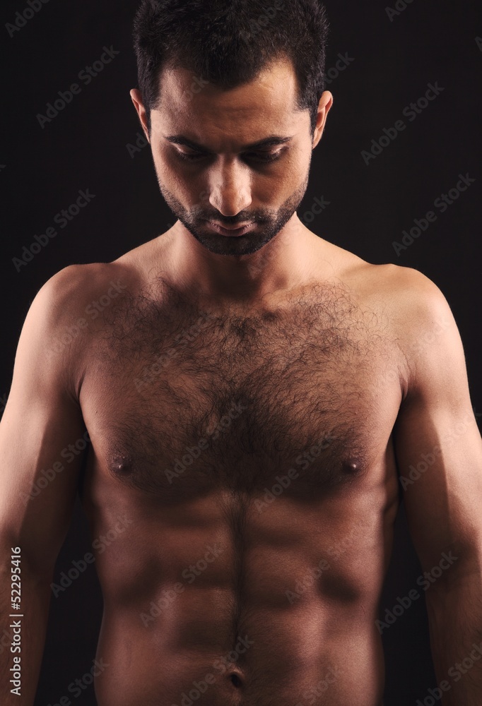 Fototapeta premium Guy with Sixpack Abs