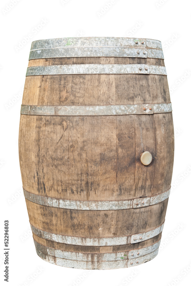 Fototapeta premium Big old wine barrel