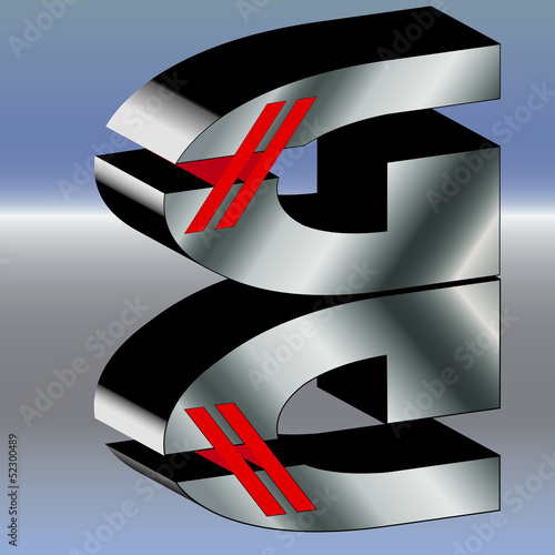 Logo power G 3d