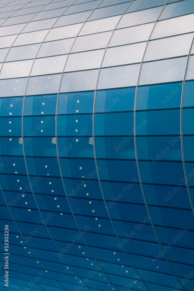 Obraz premium glass facade of business building