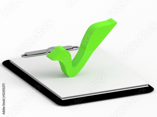 Clipboard with checkmark