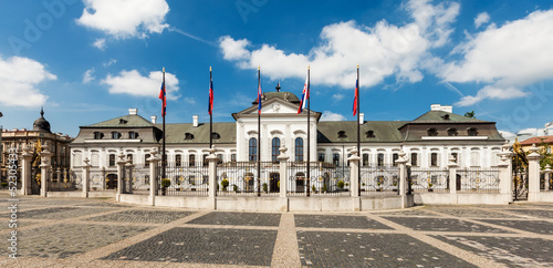 Photography Presidential Grassalkovich Palace in Bratislava, Slovakia