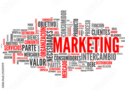 Marketing (tag cloud español)