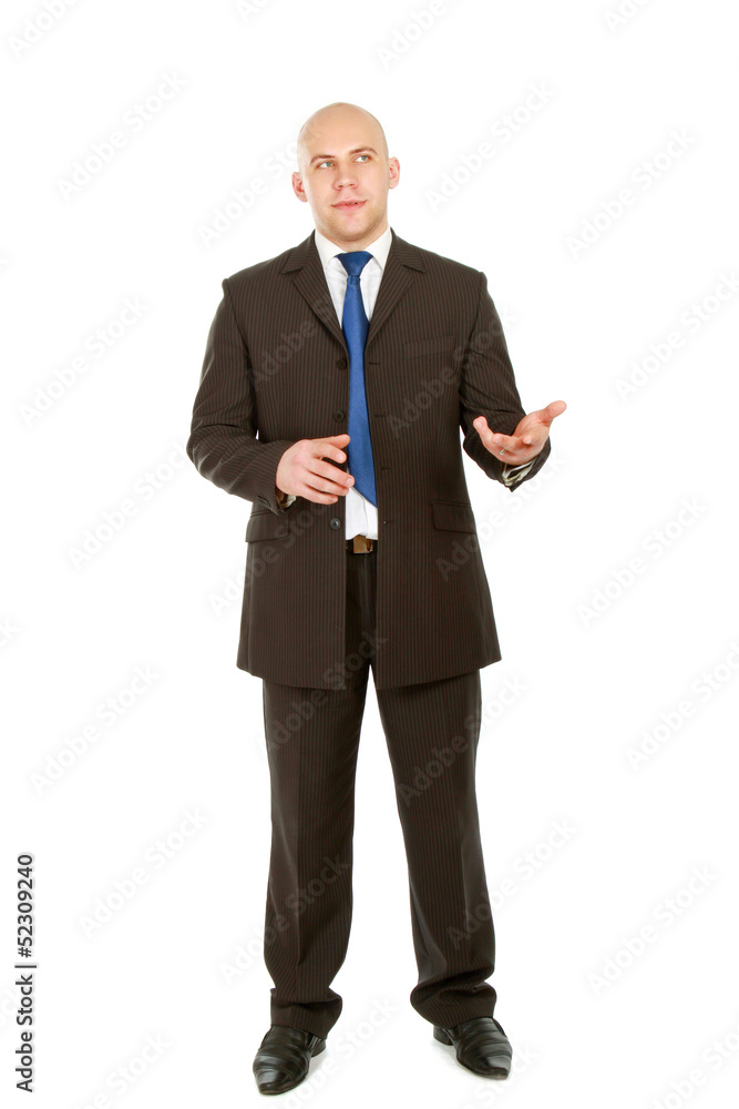 A full-length ortrait of a successful businessman A full-length ortrait of a successful businessman