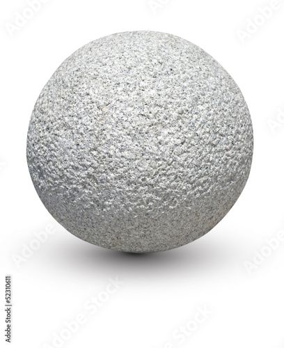 Granite sphere.