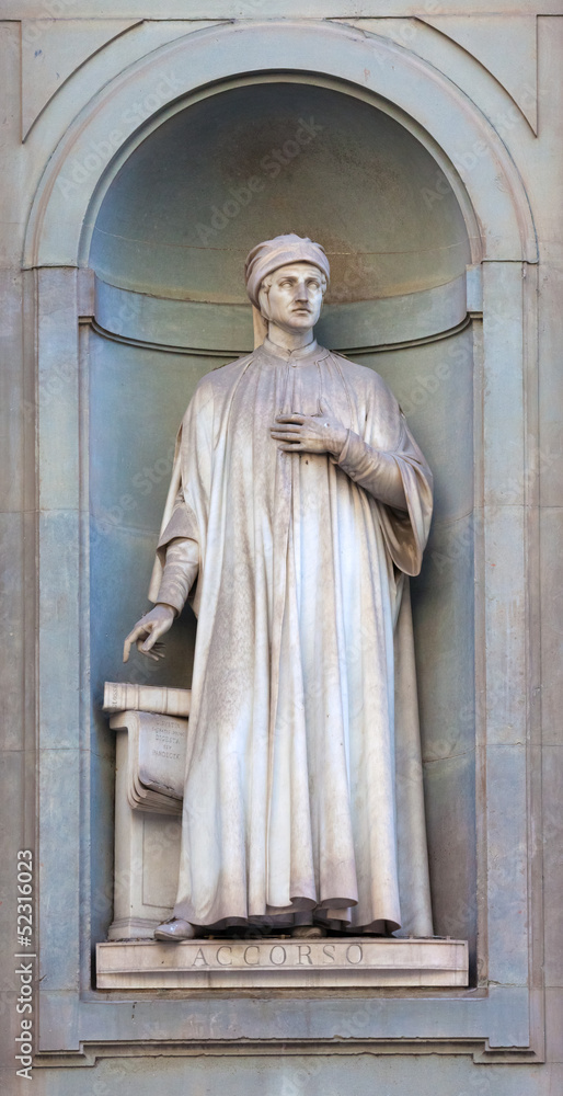 stone statue of Accorso